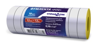 Фумлента (PTFE) толщина 0,075мм 10 штук УПРАВДОМ